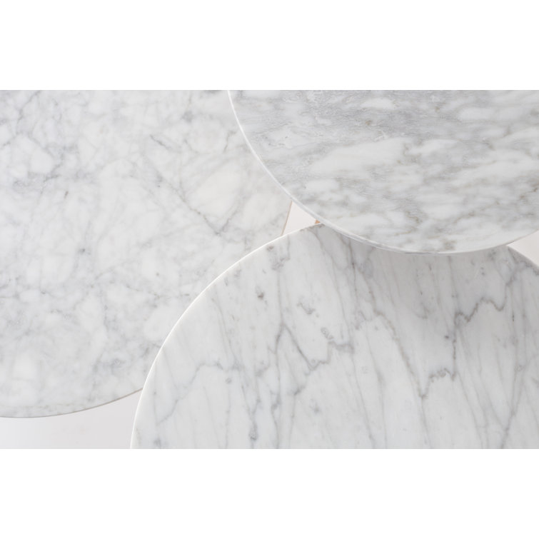 Zuiver White Stone Side Table Wayfair.co.uk